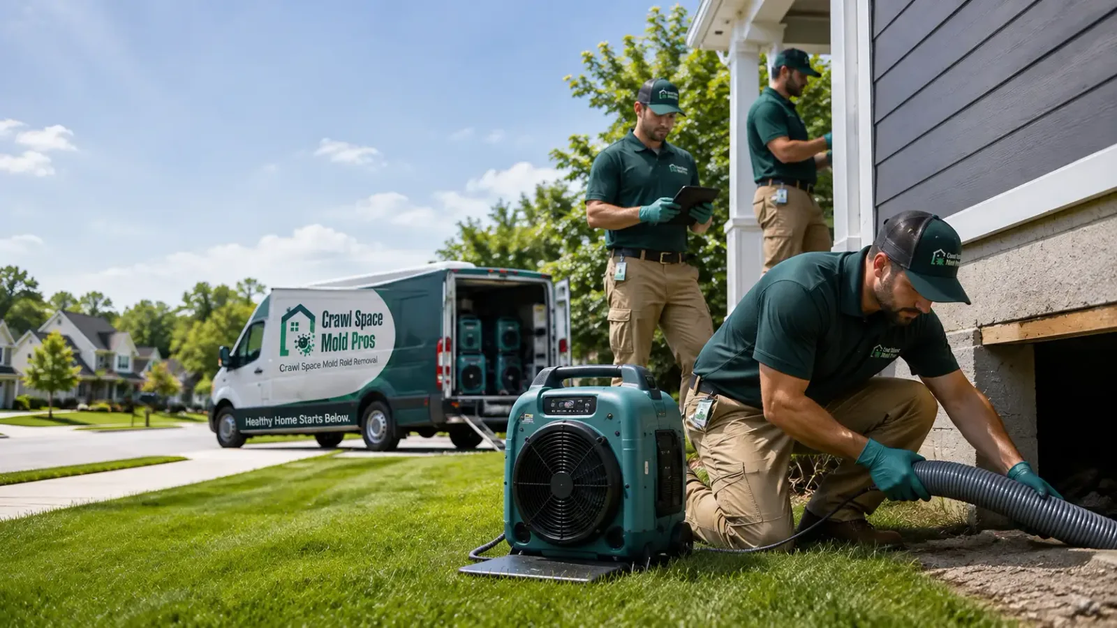 Crawl Space Mold Removal in Albion, MI